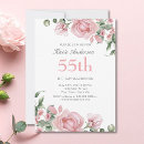 Search for 55th birthday invitations Typography