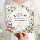 Search for blushing bride bridal shower invitations Love in bloom