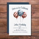 Search for patriotic birthday invitations Veteran