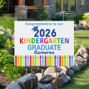 Search for kindergarten graduation outdoor signs Colorful