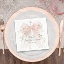 Search for first communion napkins Flowers