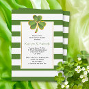 Search for st patricks day wedding invitations Shamrock