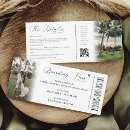 Search for boarding pass wedding invitations Qr code
