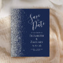 Search for navy silver save the dates Elegant