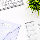 Search for lavender return address labels Watercolor