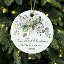 Search for just married ornaments Eucalyptus leaves