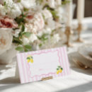 Search for lemon place cards Watercolor lemons