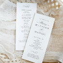 Search for traditional wedding programs Sophisticated