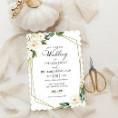 Search for white rose bridal shower invitations Calligraphy