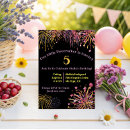 Search for fireworks invitations Watercolor