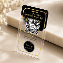 Search for frosted business cards Qr code