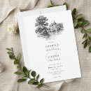 Search for toile wedding invitations Black and white