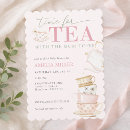 Search for mother daughter tea party invitations Watercolor