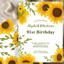 Search for 91st birthday invitations For her