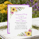 Search for sunflower engagement party invitations Country