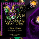 Search for mardi gras invitations Purple green gold