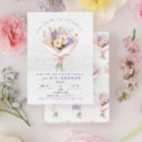 Search for bright floral bridal shower invitations Modern