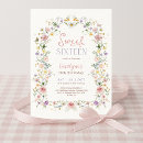 Search for floral sweet 16 invitations Sweet sixteen birthday