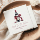 Search for wine napkins Coquette bow