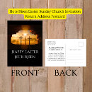 Search for church invitation postcards Easter