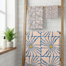 Search for blue and yellow bath towels Botanical
