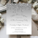 Search for surprise anniversary invitations Silver