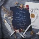 Search for navy blue red wedding invitations Boho
