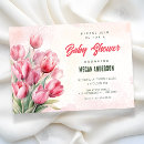 Search for tulip baby shower invitations Flower