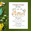 Search for express invitations Chugga chugga choo choo