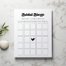 Search for bachelorette bingo Black and white