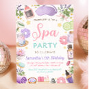 Search for pamper party invitations For her