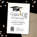 Search for hats off party invitations Modern