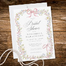 Search for elegant bridal shower invitations Garden