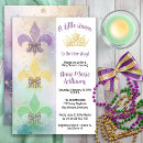 Search for mardi gras baby shower invitations For her