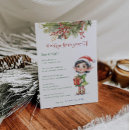 Search for naughty or nice christmas invitations Elf