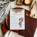 Search for letter christmas invitations Naughty or nice