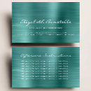 Search for teal business cards Chic