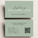 Search for therapist business cards Qr code