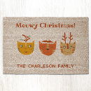 Search for christmas cat doormats Whimsical