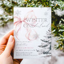 Search for winter invitations Pine trees