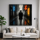 Search for neon sign posters Black and white