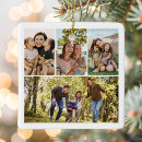 Search for 4 photo ornaments Collage