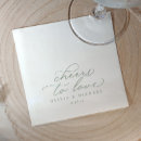 Search for cheers napkins Typography
