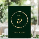 Search for emerald table cards Forest green