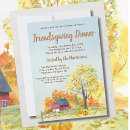 Search for friends thanksgiving invitations Typography