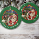 Search for old fashioned santa claus ornaments Kids