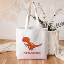 Search for dinosaur tote bags Modern