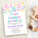 Search for tiny human shindig baby shower invitations Colorful
