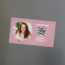 Search for magnetic business cards Pink