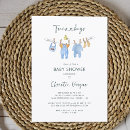 Search for twins baby shower invitations Sweet